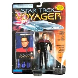 Vintage 1996 Star Trek Voyager Commander Chakotay Action Figure